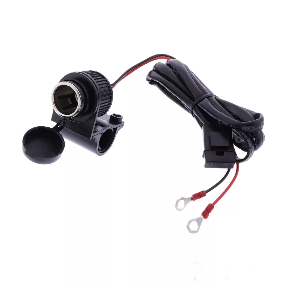 12v cigarette socket power with handlebar mount 1