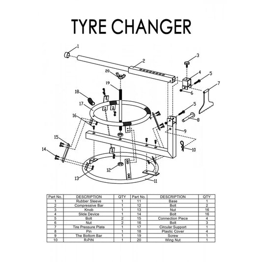 bikeworkshop manual tyre changer for 15 21 wheels 2 jpg