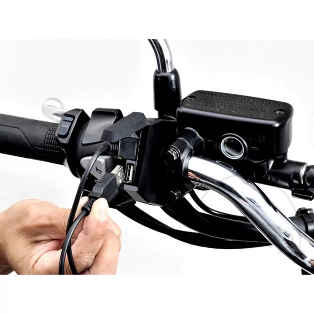 daytona twin usb socket for 22mm handlebar 3