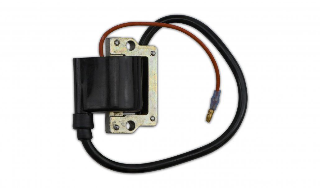 ignition coil 6v ac single wire 55mm centres p 0.95oh s 6.71koh 3