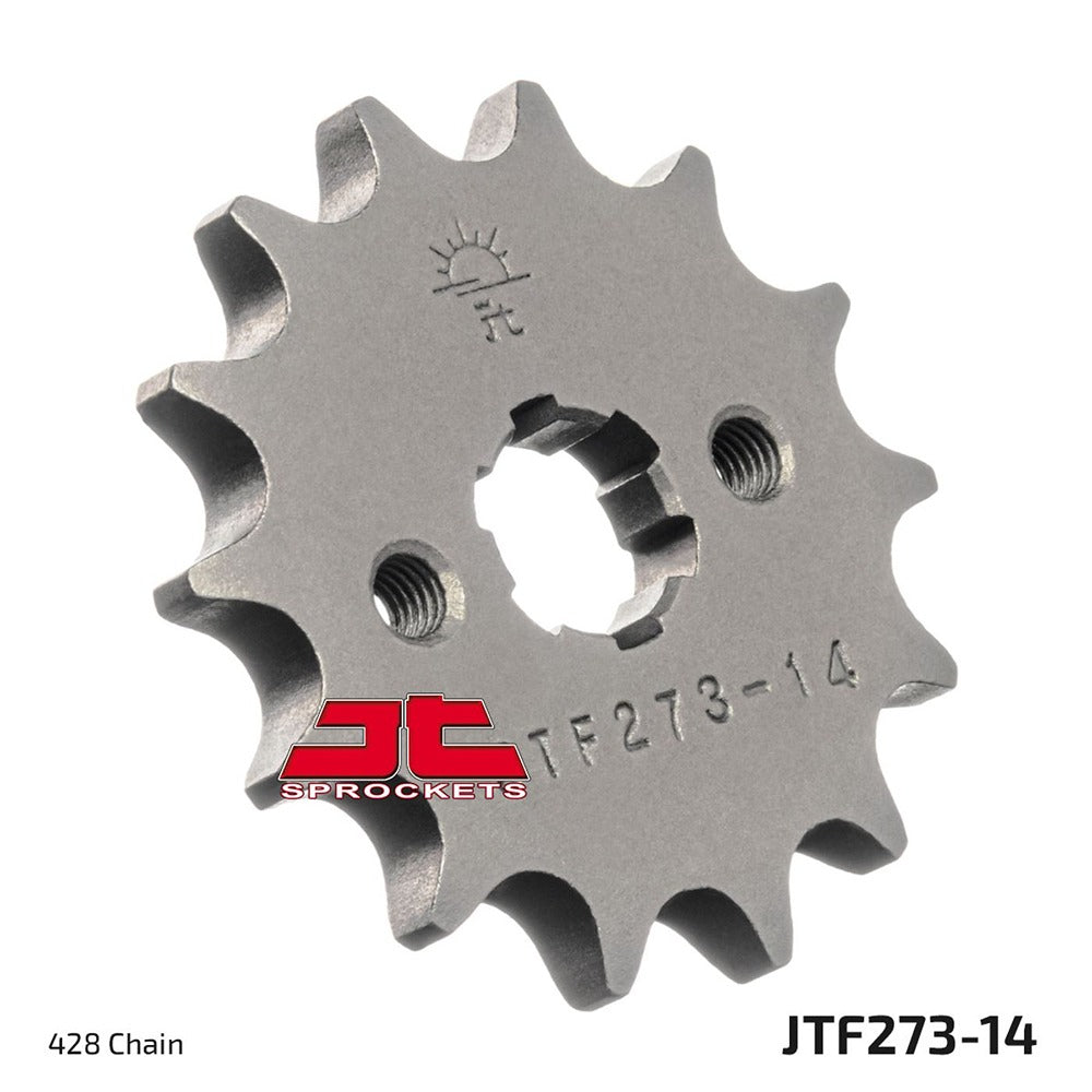 JT Front Sprocket Kawasaki KLX125 10-14, Suzuki FL125 Address 07-09