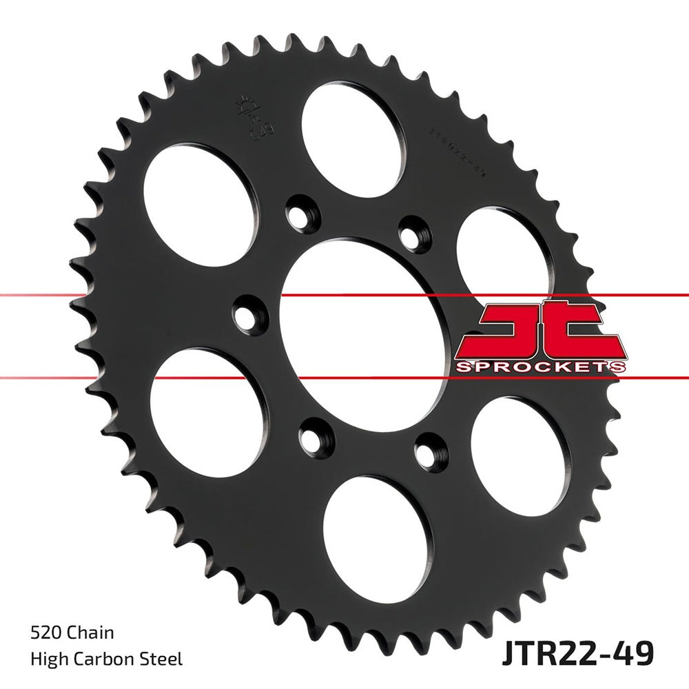 JT Rear Sprocket Aprilia 125 RX/R 90-93, 125 RX 00, 08-12, 125 Tuareg Rally 90-93