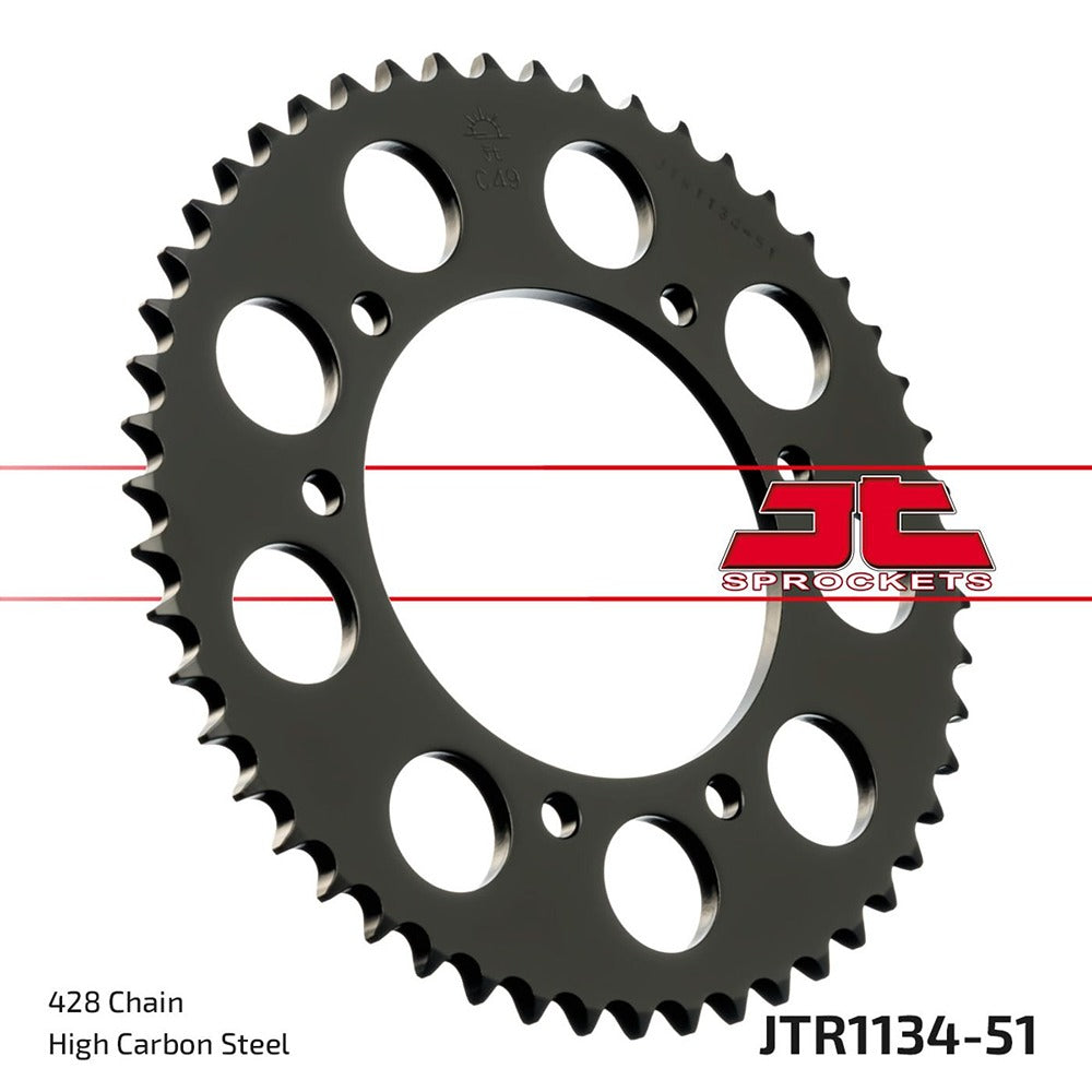 JT Rear Sprocket Derbi 125 Mulhacen 07-12, 125 Terra 07-13, 125 Terra Adventure 07-14