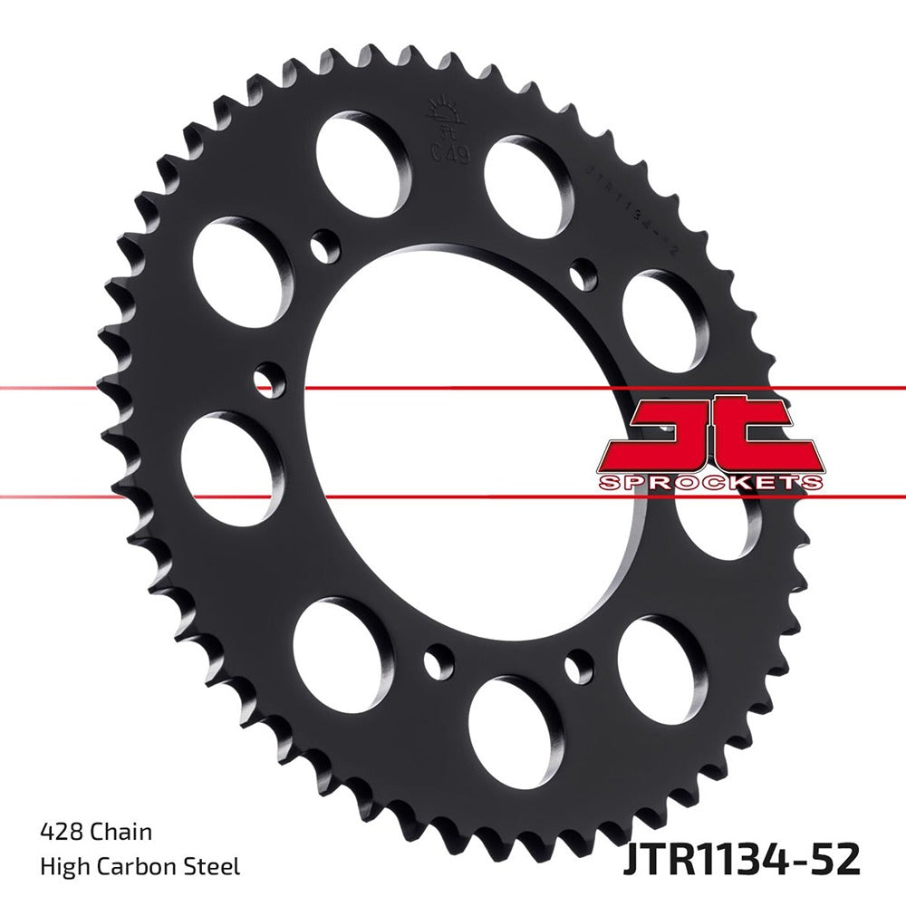 JT Rear Sprocket Derbi 125 Senda Baja SM 06-08, Motor Hispania 125 Duna Enduro 09-10