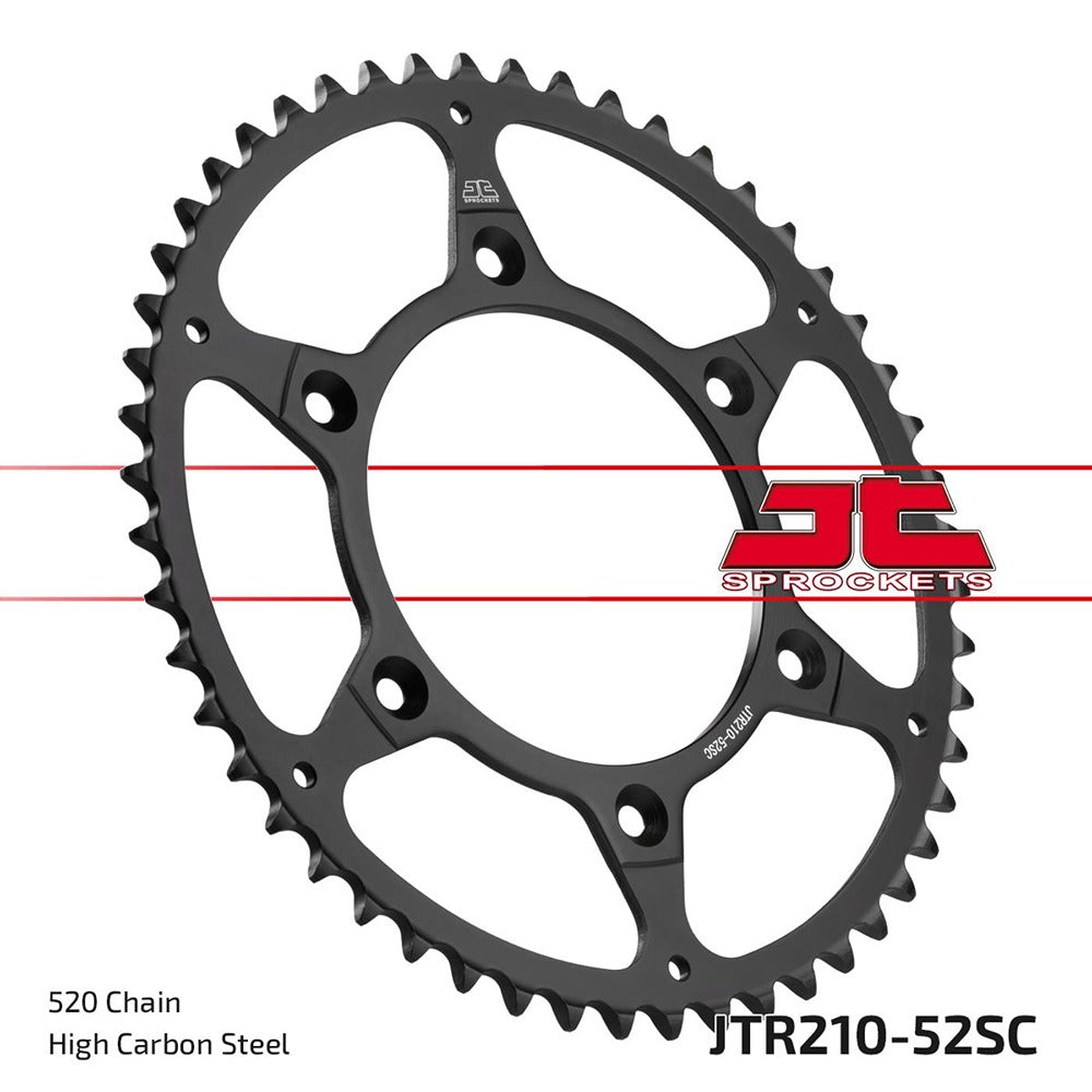 JT Rear Sprocket Honda CR125R 00-01, 04-07 (Self Cleaning)