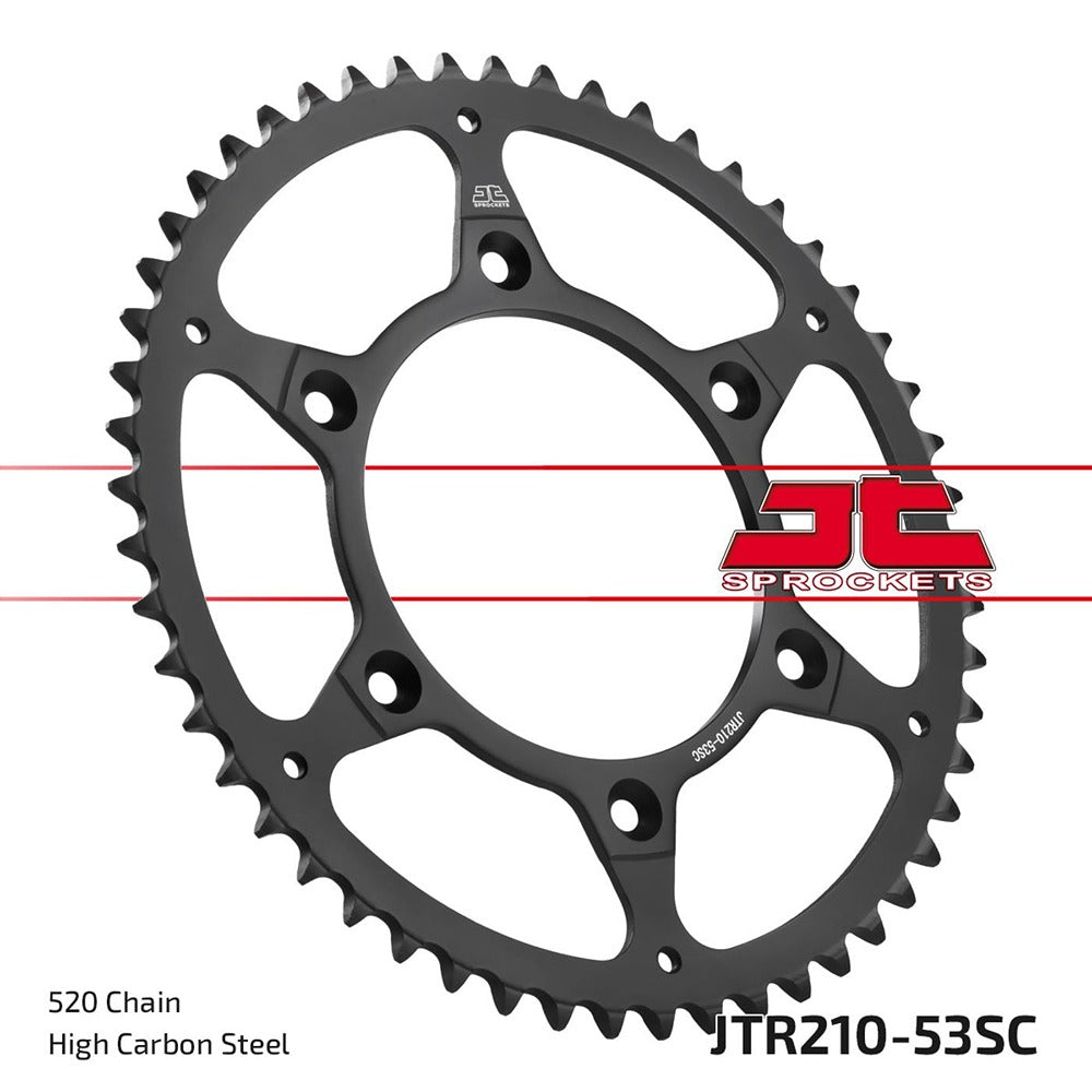 JT Rear Sprocket Honda CR250R 87, CR250R 90-91, CRF250X 04-17 (Self Cleaning)