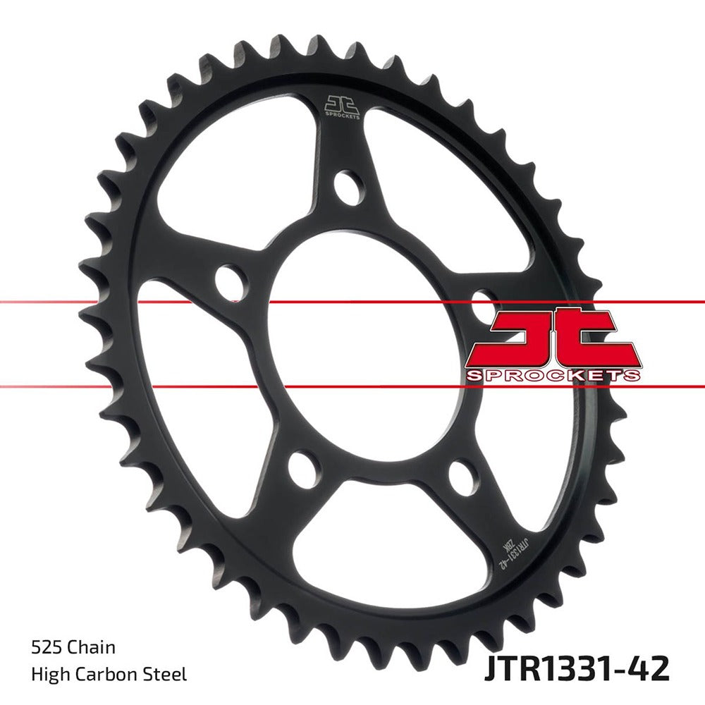 JT Rear Sprocket Honda CRF1000 Africa Twin 16-19, CRF1100 Africa Twin 20-22 (Black Zinc)