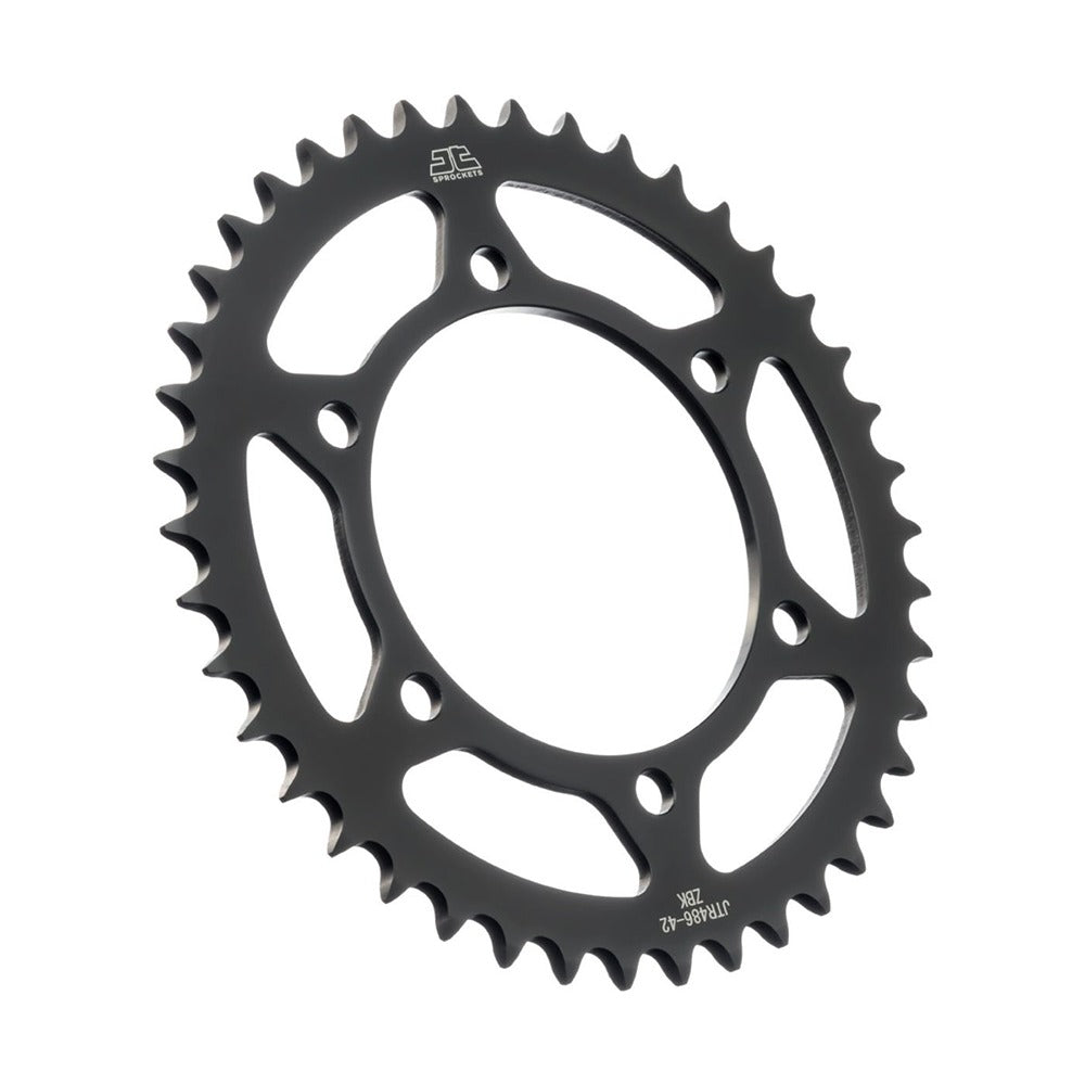 JT Rear Sprocket Kawasaki EX300 Ninja 13-17, Z300(ER300) 15-18, ER500 97-06, GPZ500S 87-93 (Black Zinc)