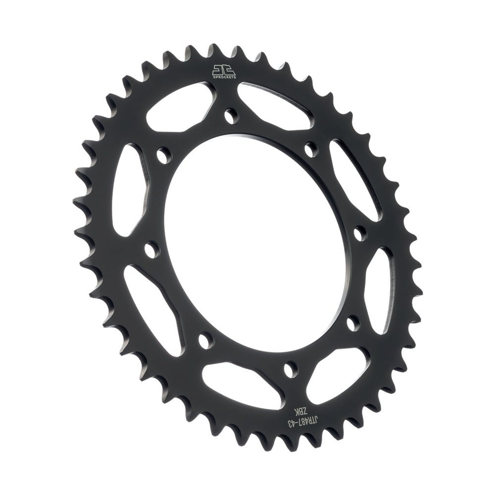 JT Rear Sprocket Kawasaki KLR650 87-18, KLX650 93-01 (Black Zinc)