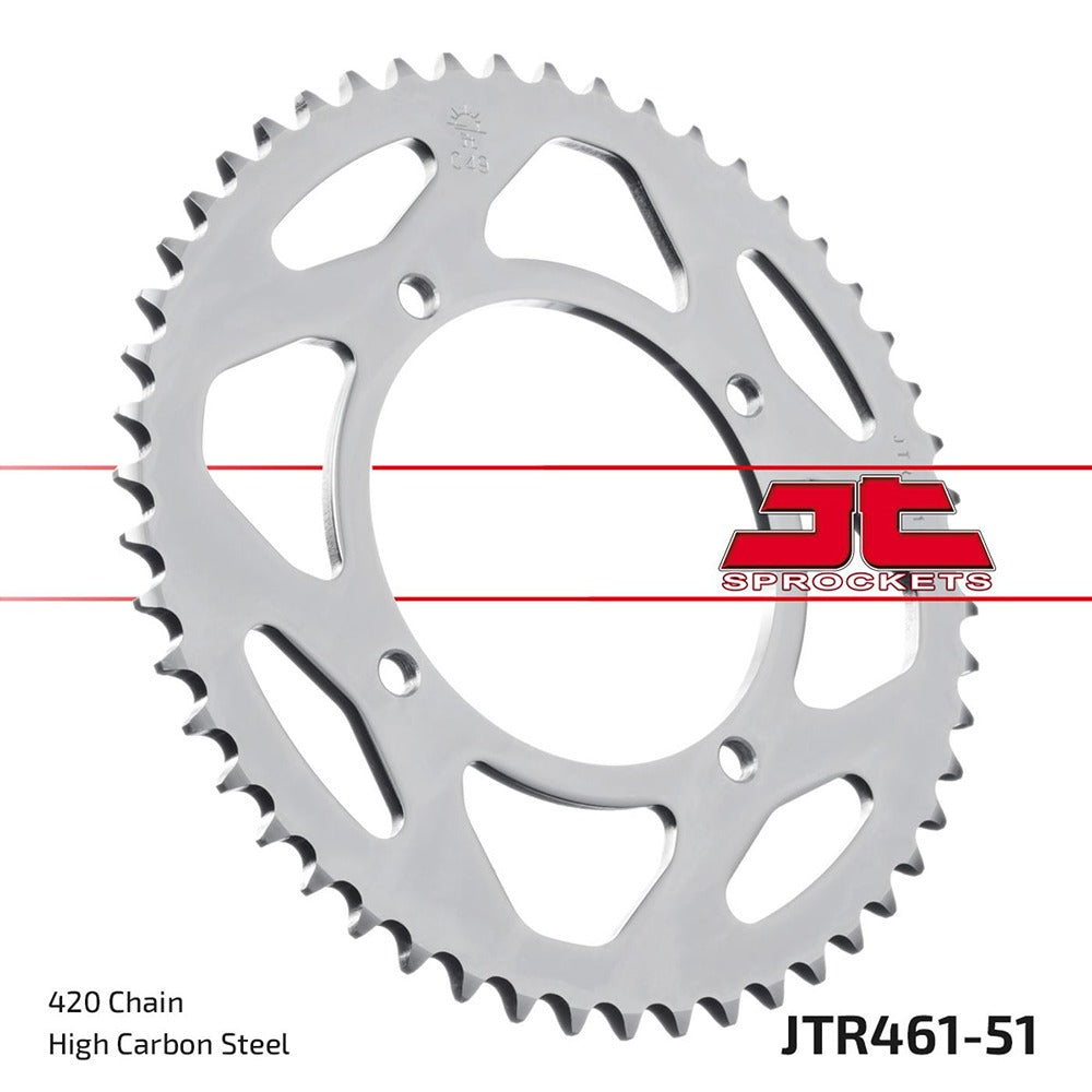 JT Rear Sprocket Kawasaki KX80 00, KX80 Big Wheel 98-00, KX85 Big Wheel 01-23
