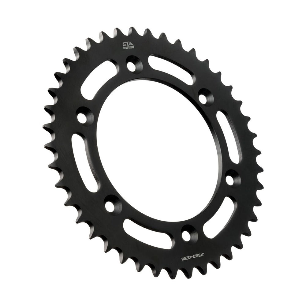 JT Rear Sprocket KTM 125 EXC Enduro 01-11, 640 LC4 Super Moto 99-06, 690 SMC R 12-22 (Black Zinc)
