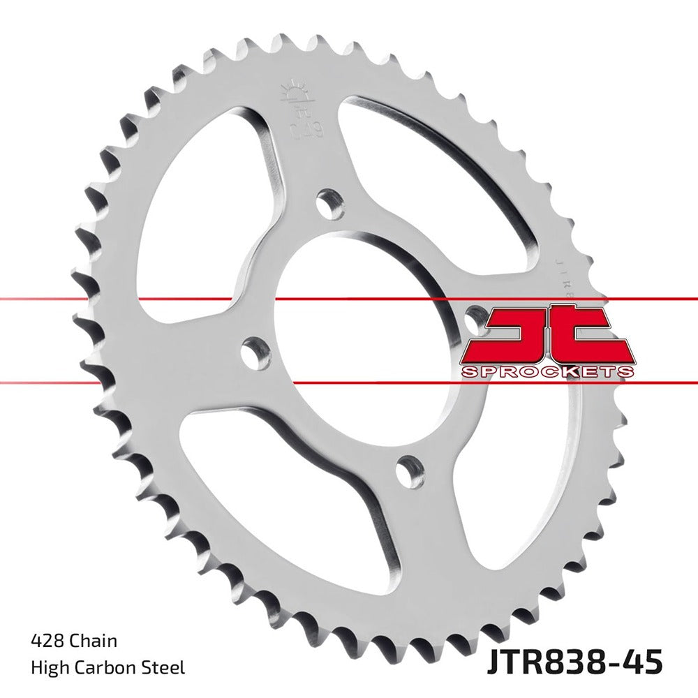 JT Rear Sprocket Yamaha DT100 76-80, YB125 22, YBR125 05-15