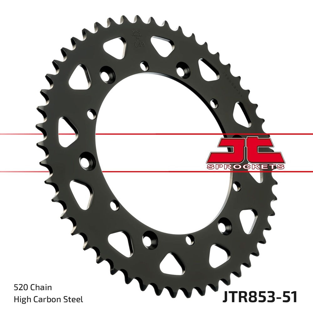 JT Rear Sprocket Yamaha YZ125 89-92, WR250 80, 93, YZ250 90-91, 93