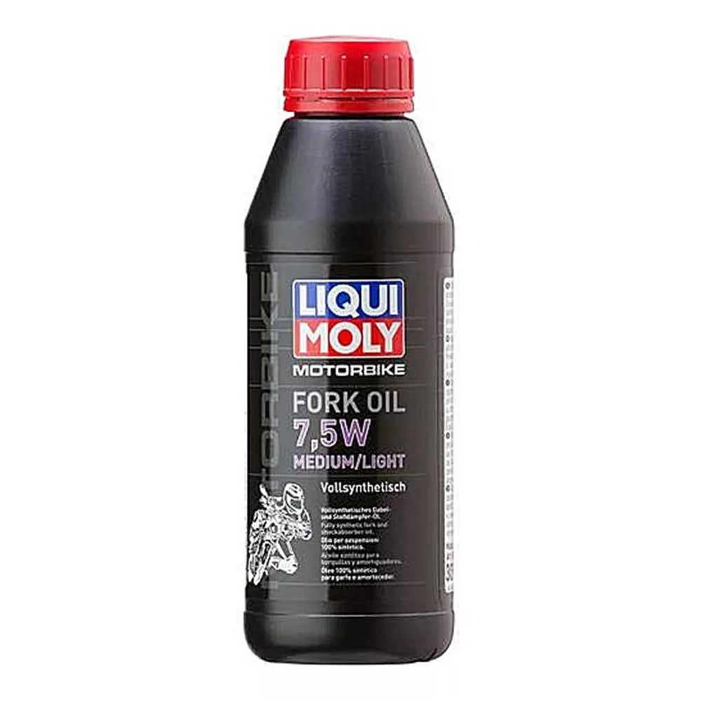 liqui moly motorbike fork oil 7 5w medium light 1 litre 1