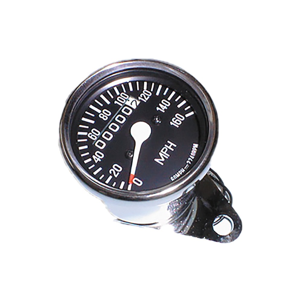 mini speedometer chrome plated