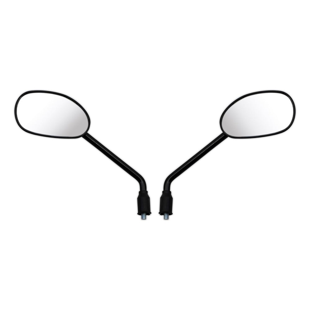 mirrors left right 10mm black rectangle for honda cbf125 2009 2012 oe ref s 88210 kwf 901 88220 kwf 901