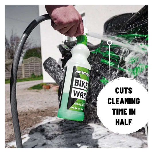motoverde pro green bike wash concentrate with hose pipe mixer sprayer 1 litre 2 jpg