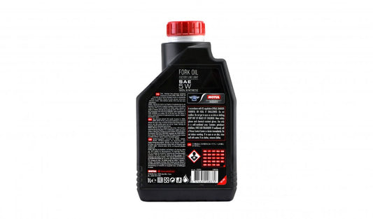 motul factory line synthetic light fork oil 5w 1 litre 2