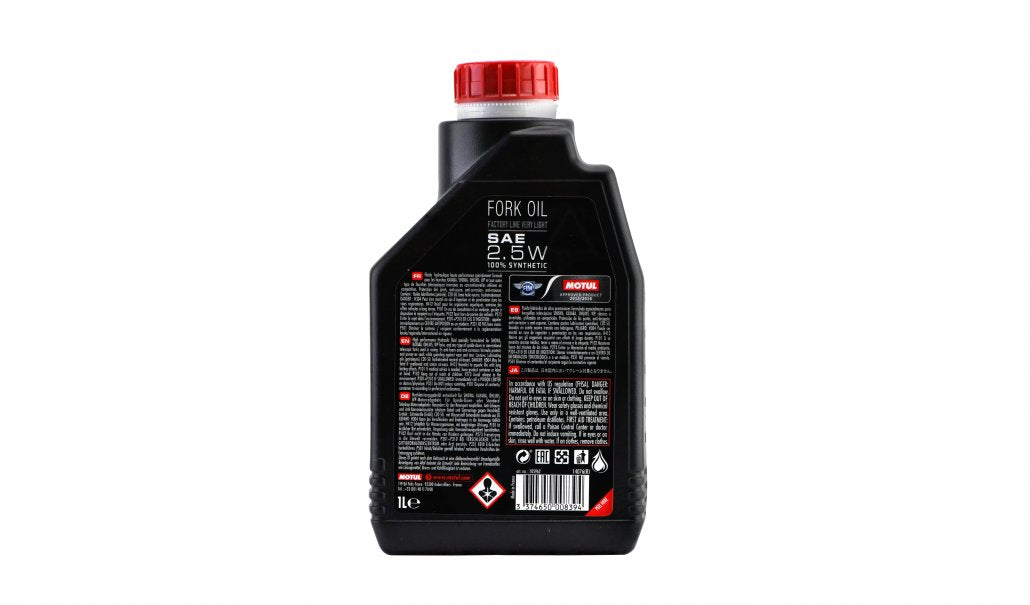 motul factory line synthetic very light fork oil 2.5w 1 litre 2