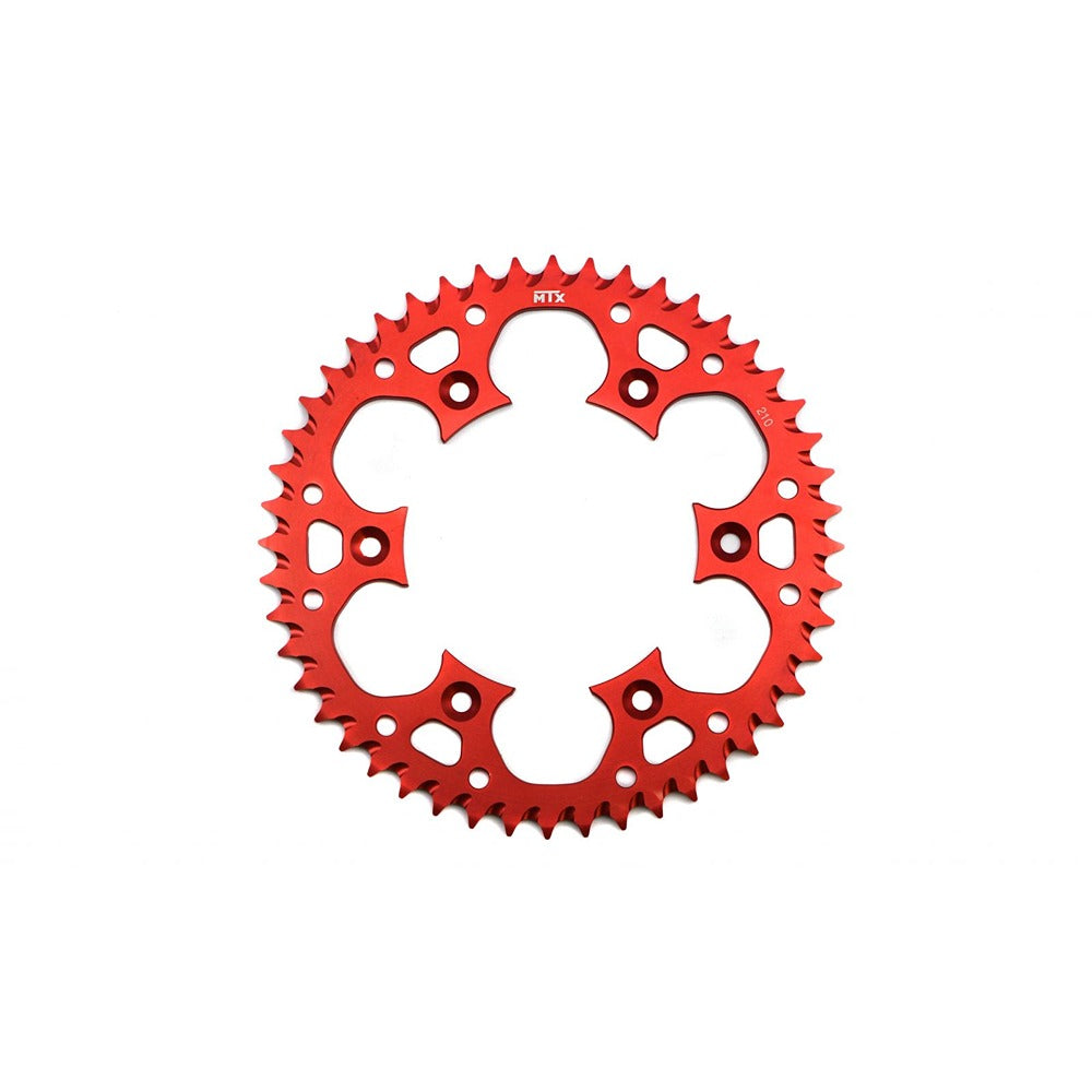 MTX Zero Aluminium 210/301-53 Rear Sprocket Red Honda CRF250X 04-09,11, CR250 87,90-91