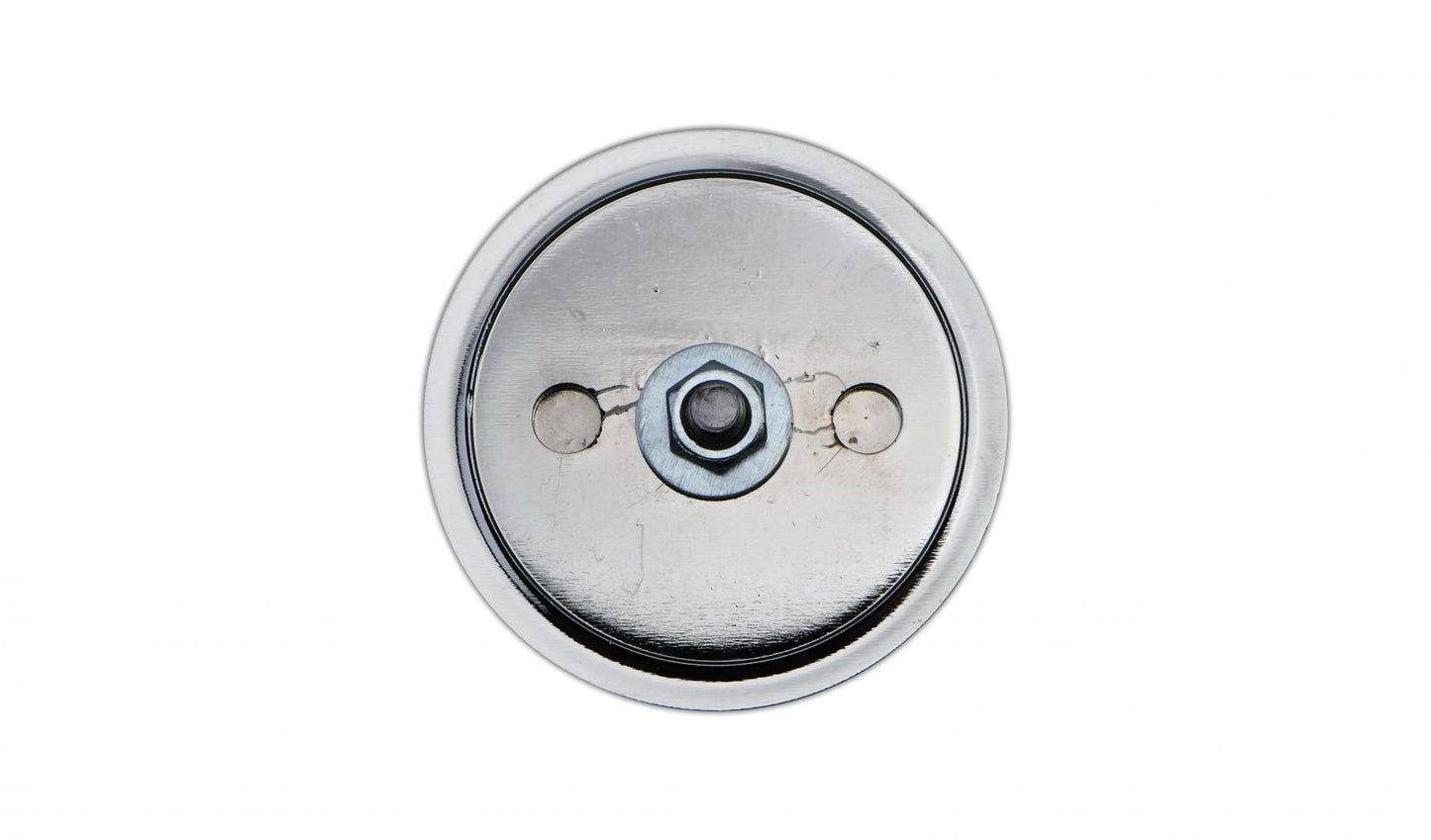 reflector orange round bolt on chrome rim od 60mm 6mm bolt 3