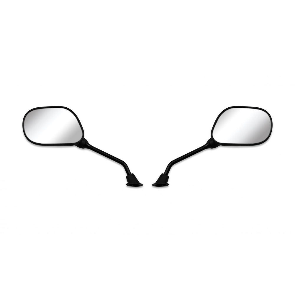 replacement mirror left right 10mm black rectangle yamaha ybr125