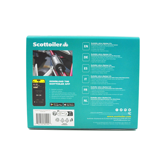 scottoiler xsystem 3 0 micro edition automatic chain lubrication system with bluetooth control 2