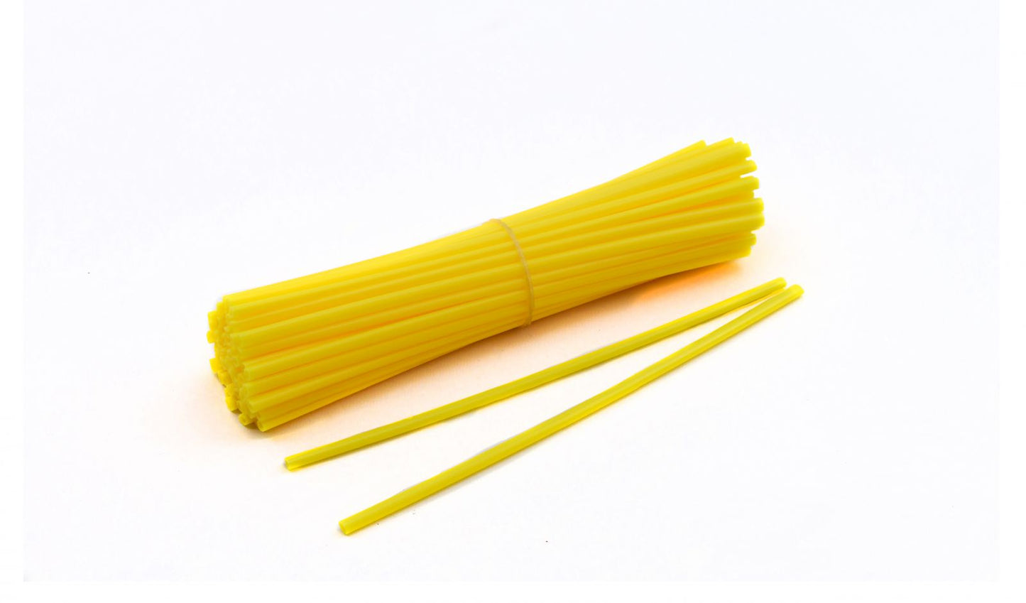 spoke cover wraps yellow full set of 76 covers for up to 21 wheels front rear 1