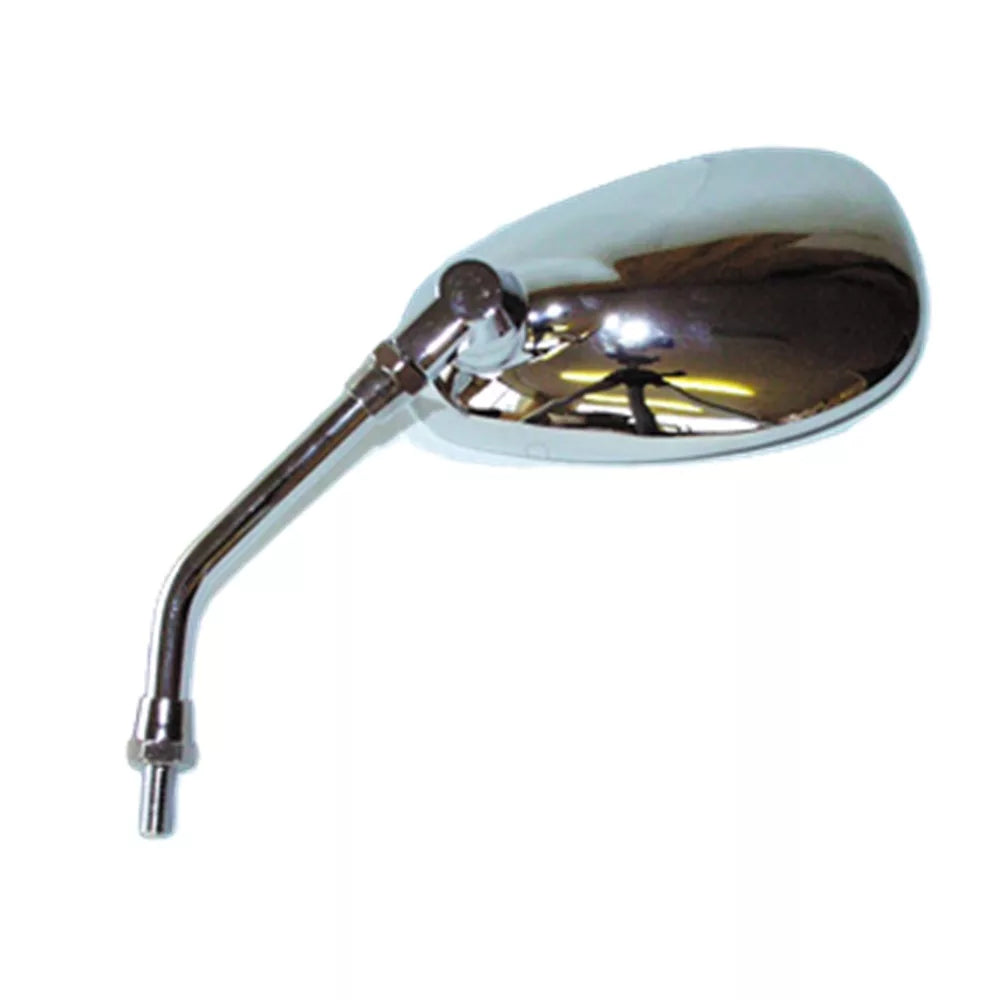 universal chrome oval mirror left side 10mm 1