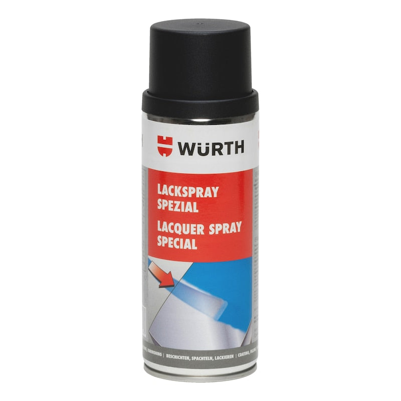 wurth jet black high temperature spray paint 400ml