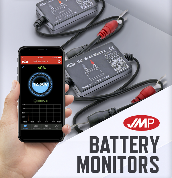 Keep Your Motorcycle Battery Healthy This Winter with JMP Battery Monitors