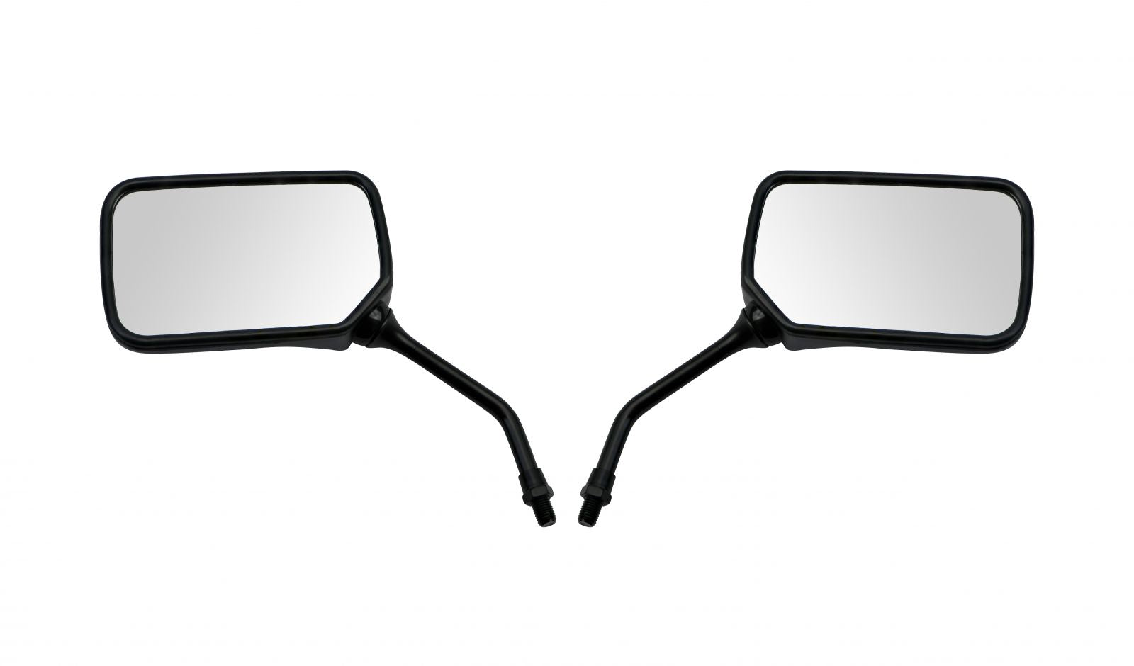 aftermarket mirror 10mm black rectangle honda style pair 1