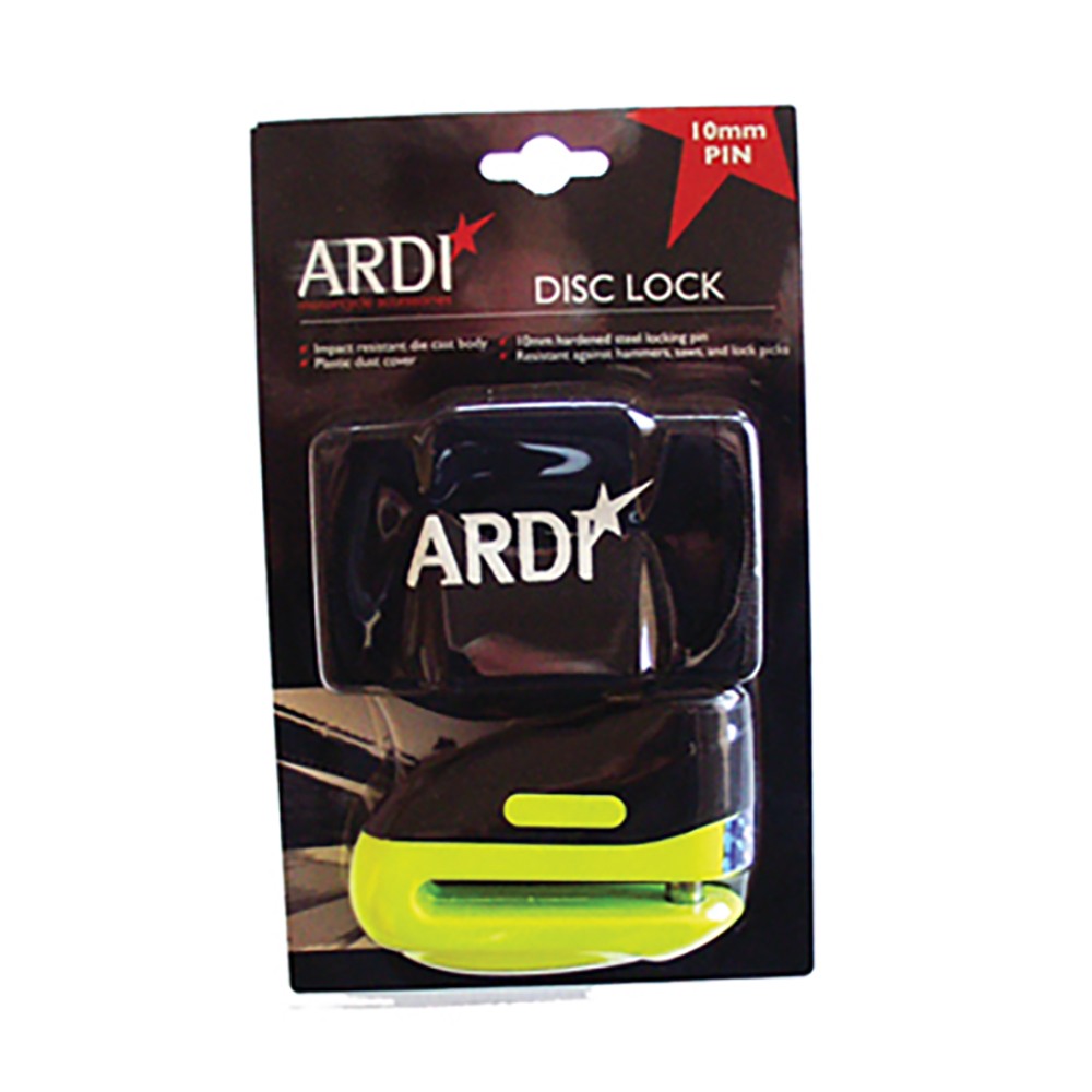 ardi disc lock yellow