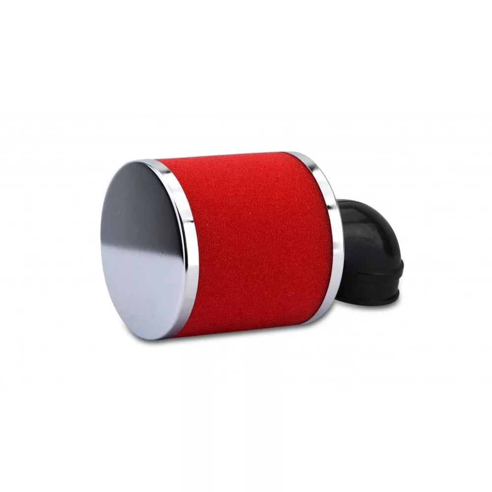 athena power air filter foam 90 bend red 35mm 2