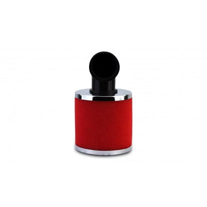 athena power air filter foam 90 bend red 35mm 3
