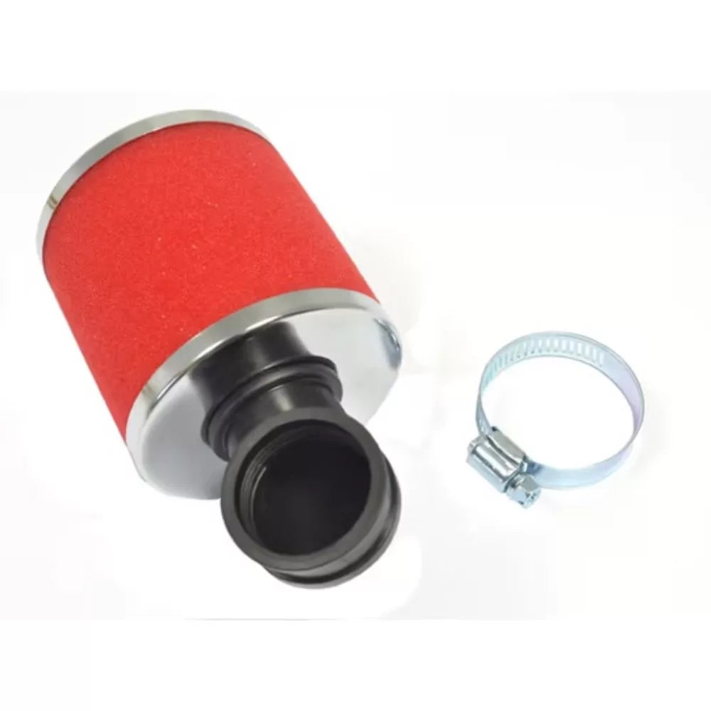 athena power air filter foam 90 bend red 35mm 5