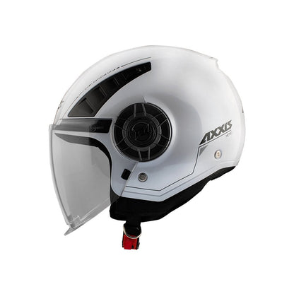 Axxis Metro Solid A0 Gloss Pearl White Helmet S 55-56cm