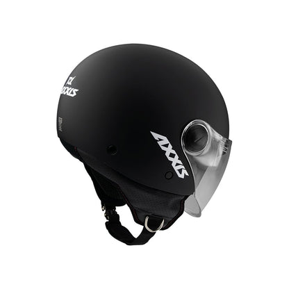 Axxis Square Solid A1 Matt Black Helmet S 55-56cm