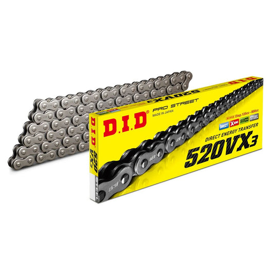 did chain heavy duty x ring black vx3 520 102l 36 5kn dj dual press split link rivet link