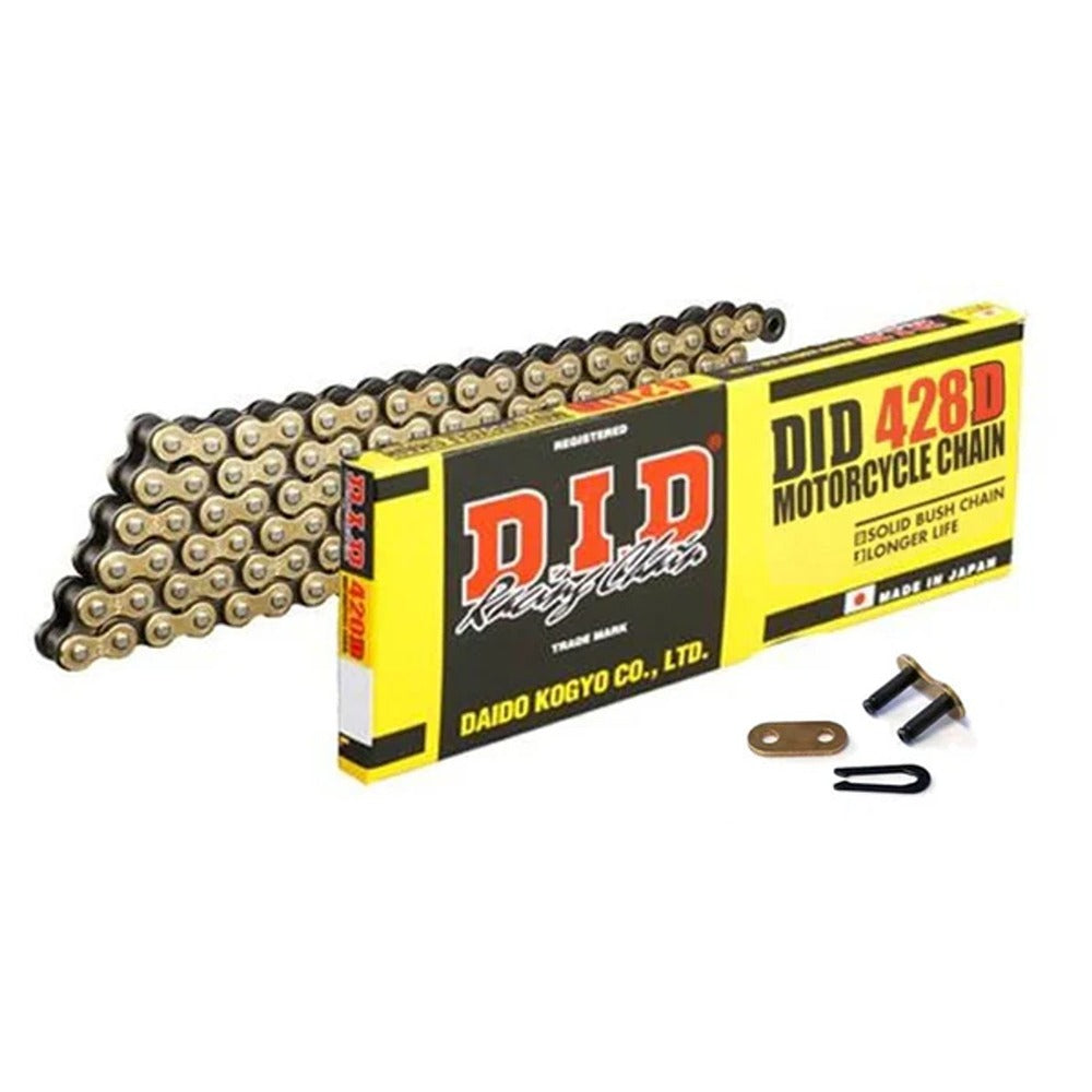 did chain standard duty gold g b d 428 122l 18 8kn rj split link