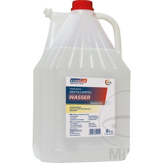 Eurolub Distilled Water - 5 Litres