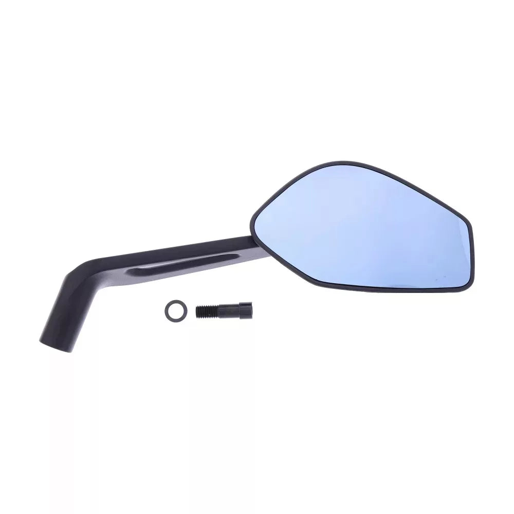 far universal motorcycle mirror black right side 1
