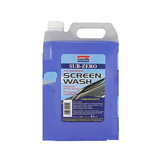 granville screen wash 5 litres 1
