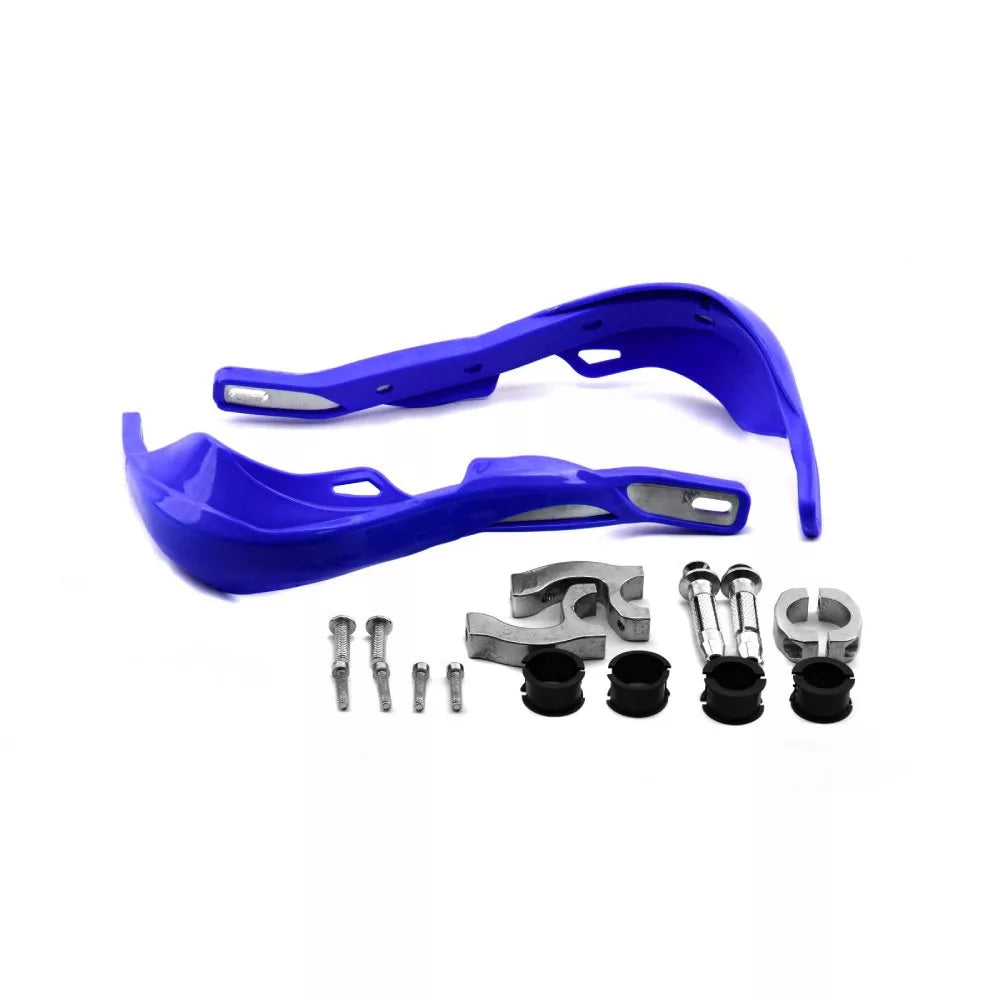 handguards wrap around blue with alloy reinforcement bar full fitting kit 1