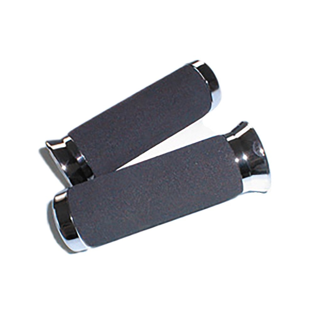 handlebar grips vespa foam chrome