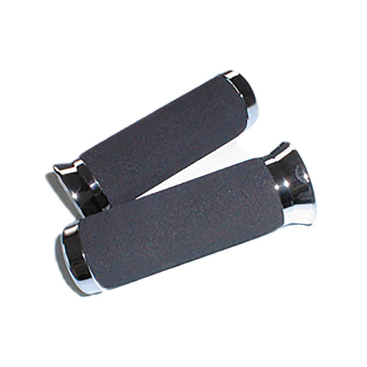 handlebar grips vespa foam chrome