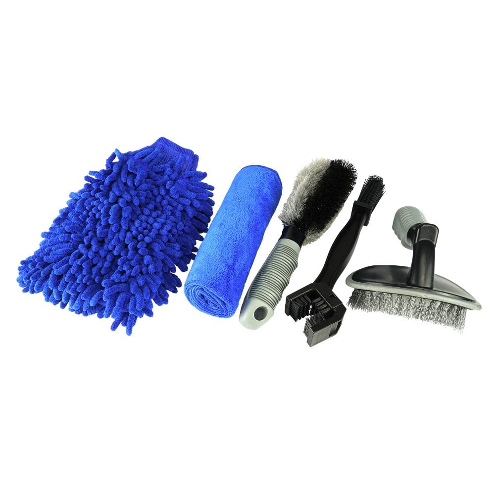 harvard 5 piece cleaning kit in a bag for chain wheel and bike 1