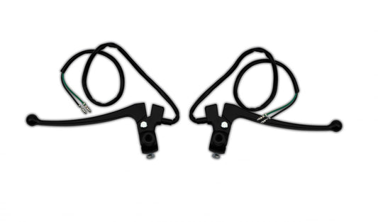 hendler lever assembly black with mirror boss switch