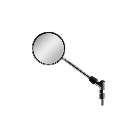 hendler mirror left 8mm or 10mm round chrome early suzuki type e marked