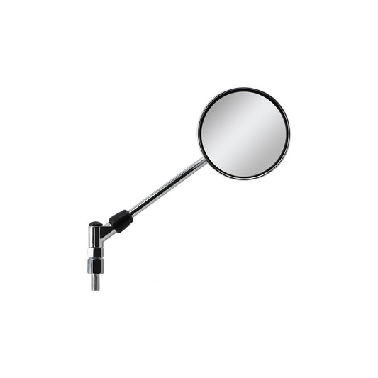 hendler mirror right 8mm or 10mm round chrome early suzuki type e marked